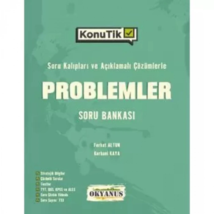 OKYANUS KONUTİK PROBLEMLER SORU BANKASI