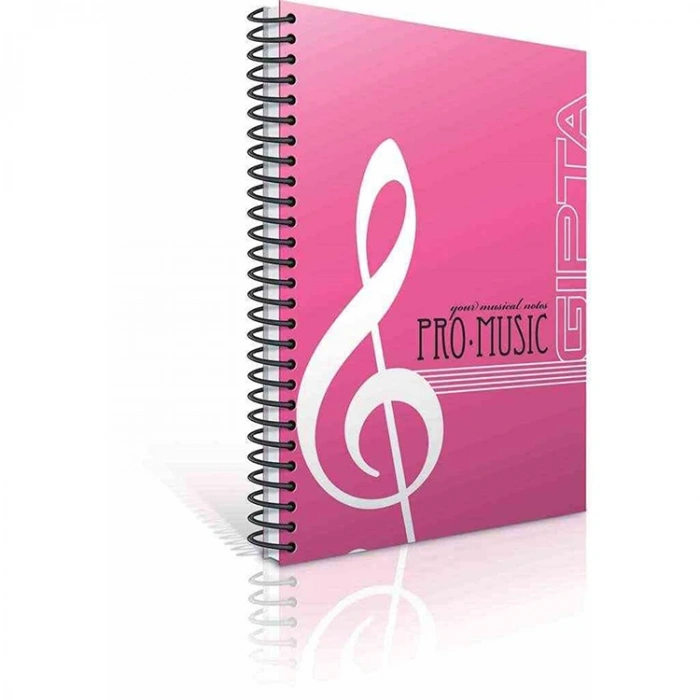GIPTA 1581 A4 PP KAPAK MÜZİK DEFTERİ 60yp SPİRALLİ