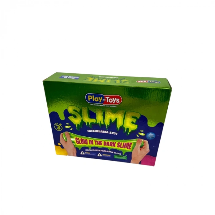 PLAY-TOYS 4263 SLİME HAZIRLAMA SETİ - KARANLIKTA PARLAYAN SLİME