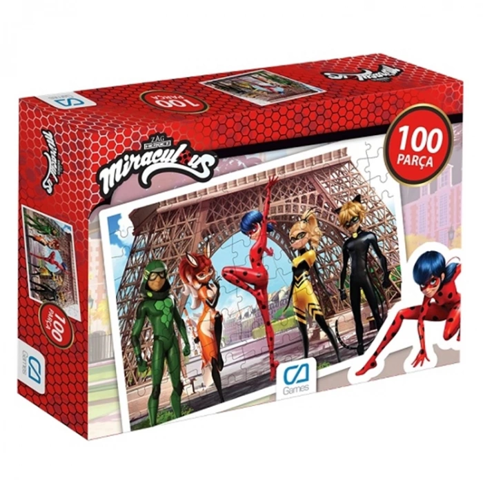 CA GAMES 5002 MIRACULOUS YAPBOZ/PUZZLE 100 PARÇA KUTULU