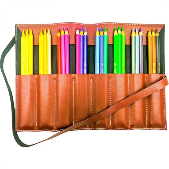 SÜDOR KN01 KOHİBOOR MONDELUZ DERİ ÇANTA AQUARELL BOYA SETİ 24 RENK