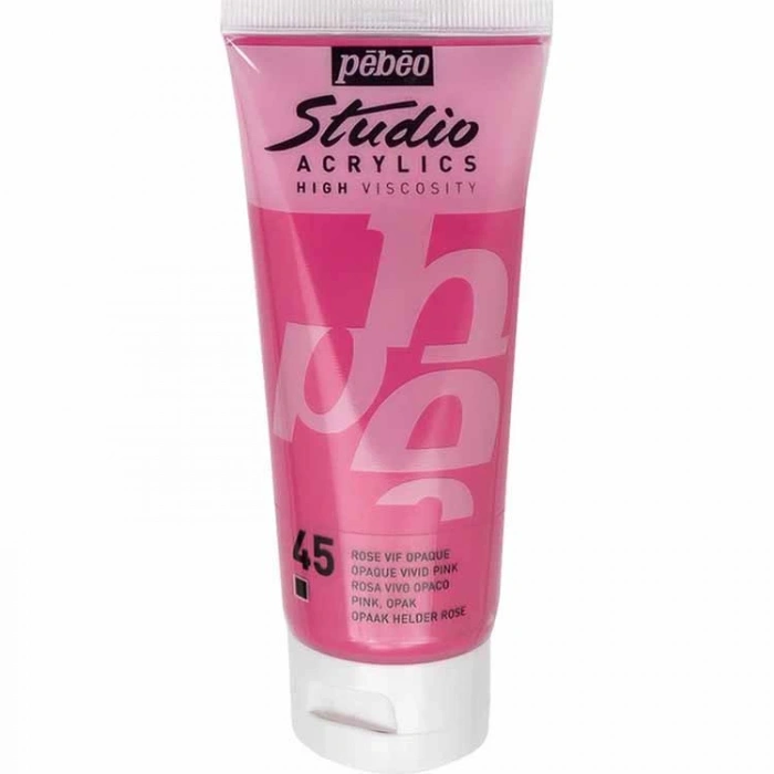 PEBEO STUDIO AKRİLİK BOYA 100 ML CANLI PEMBE