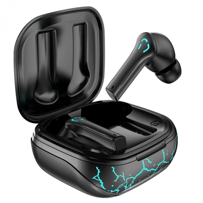 S-LİNK SL-TWS10 MOBİL TELEFON UYUMLU LED LOGO BLUETOOTH SİYAH