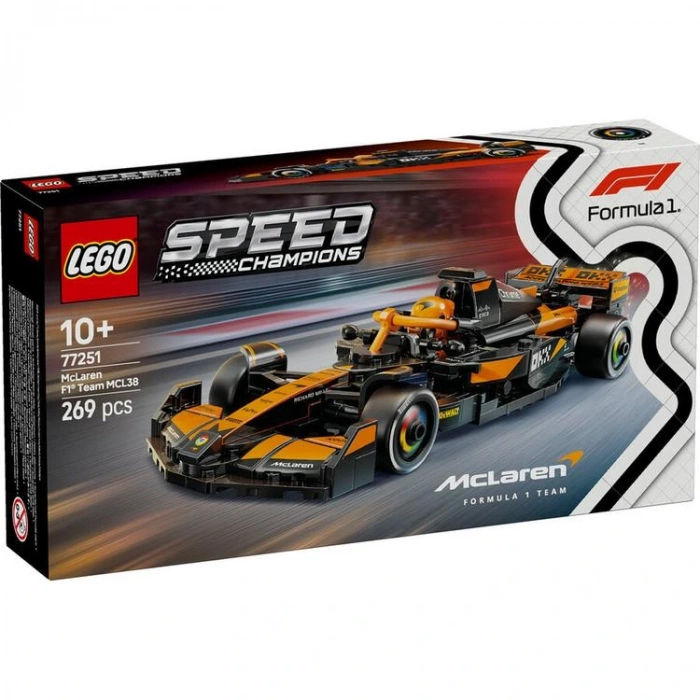 LEGO SPEED CHAMPIONS 77251 MCLAREN F1 TEAM MCL38 YARIŞ ARABASI 269 PARÇA 10+
