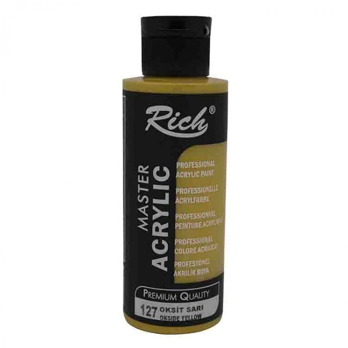 RİCH AKR-120-127 AKRİLİK BOYA 120 CC OKSİT SARI