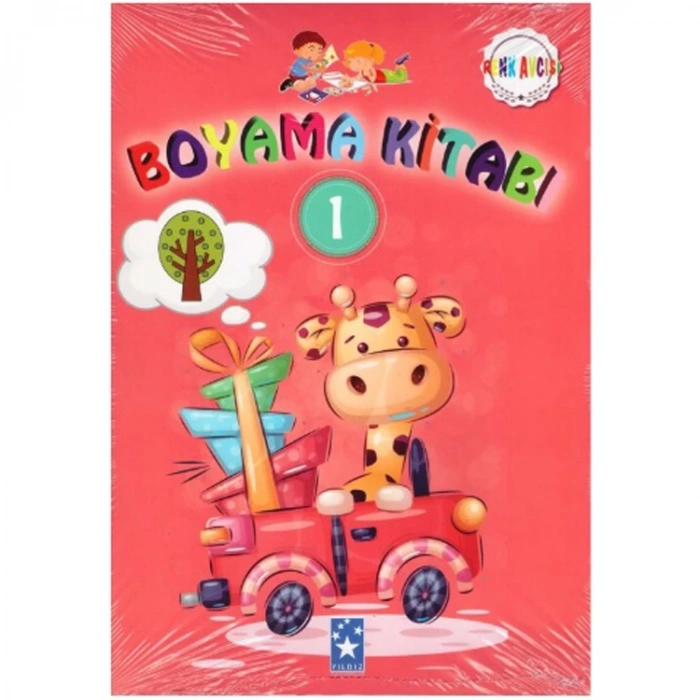 YILDIZ İNCE BOYAMA KİTABI 10LU KIRMIZI