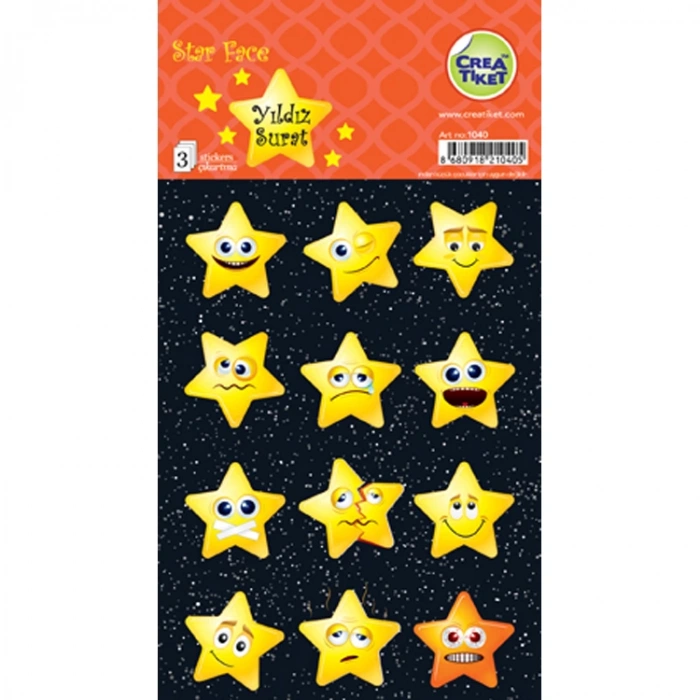 CREA ÇIKARTMA - YILDIZ SURAT