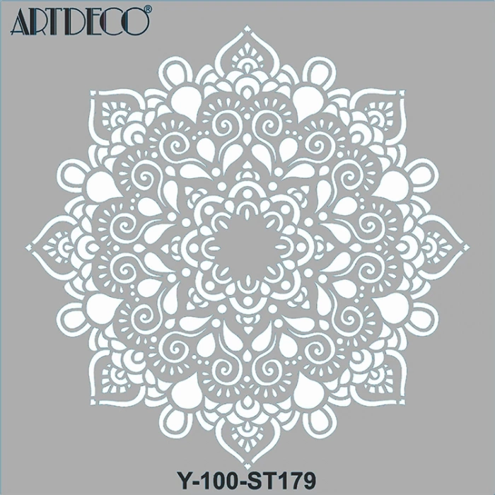 ARTDECO STENCİL 30X30CM MANDALA-2  179