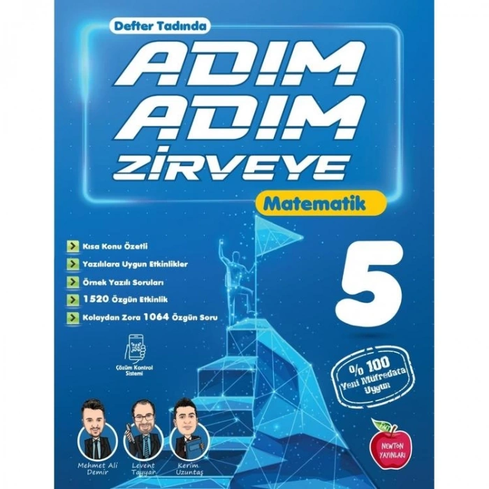NEWTON 5. SINIF ADIM ADIM ZİRVEYE MATEMATİK KONU ANLATIMLI SORU BANKASI