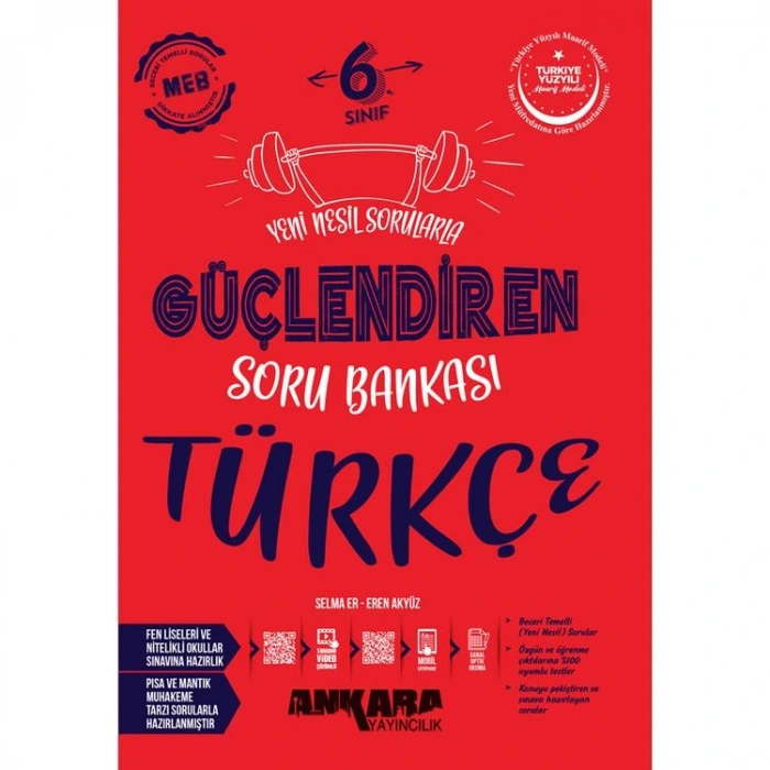 ANKARA YAYINLARI 6. SINIF TÜRKÇE GÜÇLENDİREN SORU BANKASI