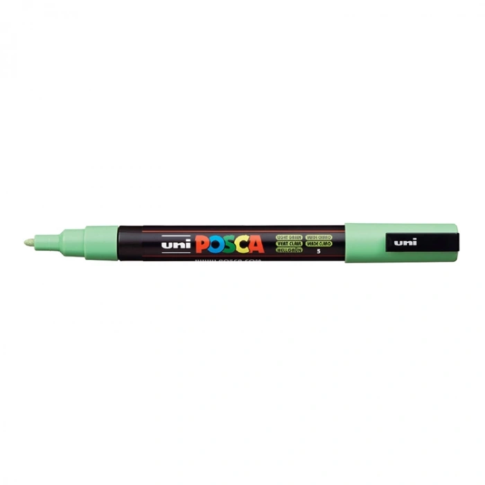 UNİ POSCA SU BAZLI POSTER MARKER 0.9-1.3 PC-3M  AÇIK YEŞİL PC-3M