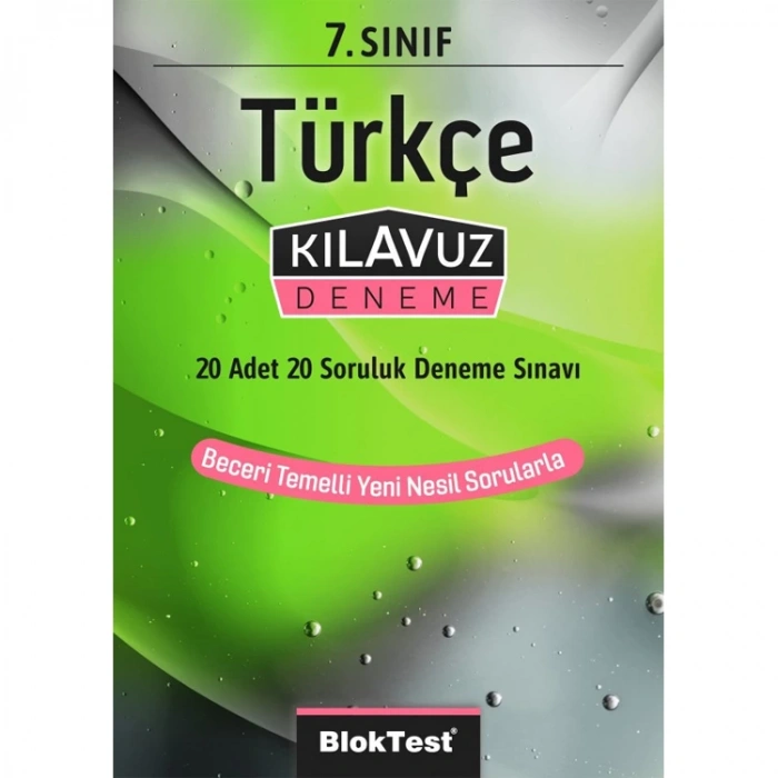 BLOKTEST 7.SINIF  TÜRKÇE KILAVUZ DENEME
