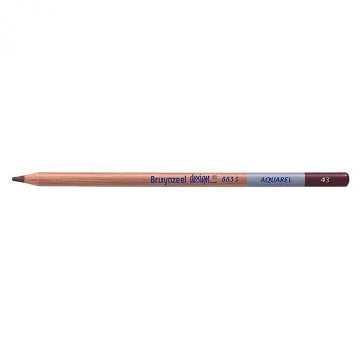 BRUYNZEEL DESING AQUARELL - KURU SULU BOYA KALEMİ - DARK BROWN - B883543K
