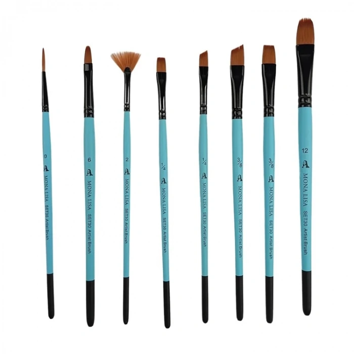 MONALİSA ÇOK AMAÇLI FIRÇA SETİ 8 PARÇA - SFSET30