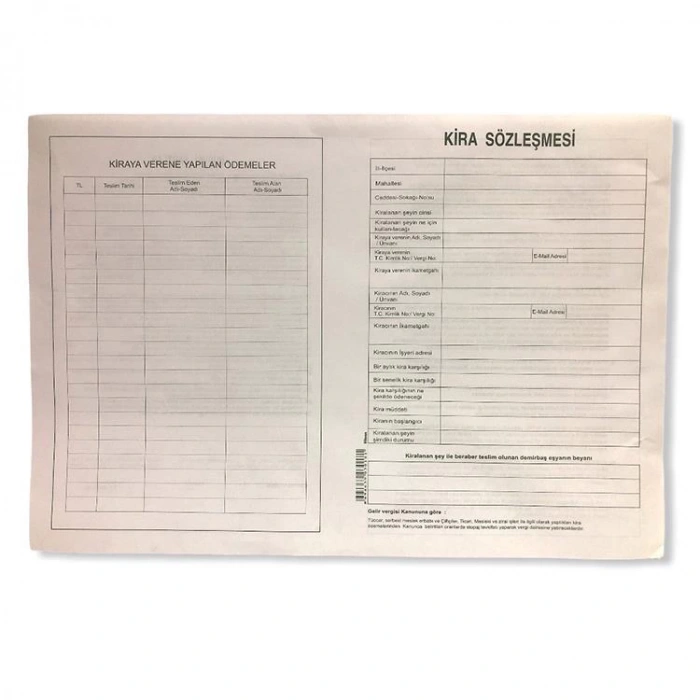 DİLMAN KİRA KONTRATI