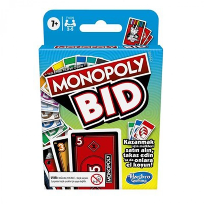 HASBRO F1699 MONOPOLY BID KART OYUNU