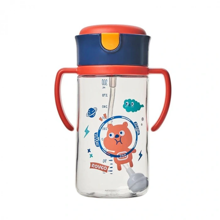 VAGONLIFE ROVCO PİPETLİ ASKILI ÇOCUK  MATARASI B1044 300 ML 6 AY +