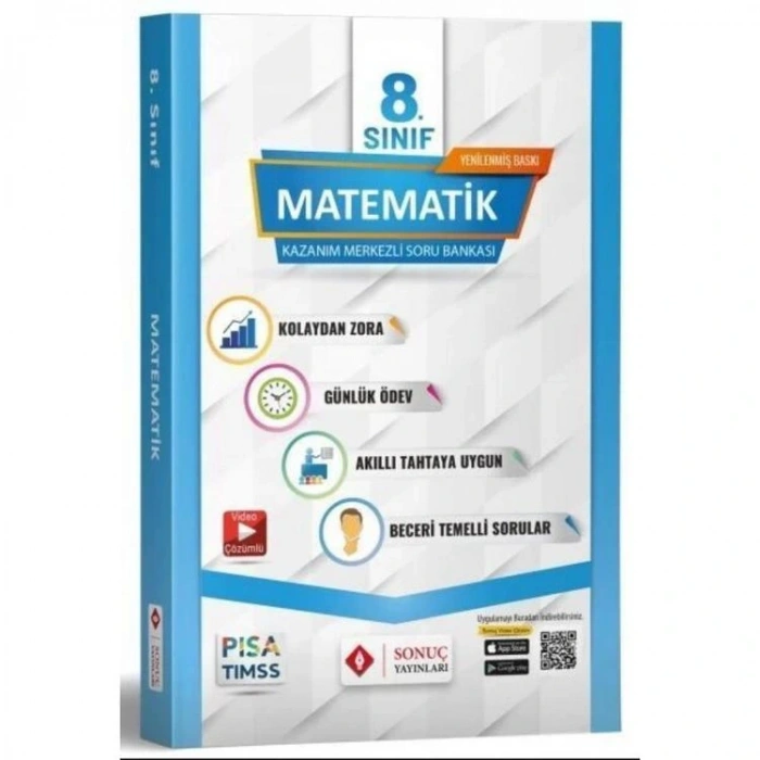 SONUÇ 8. SINIF MATEMATİK SET KAZANIM MERKEZLİ SORU BANKASI