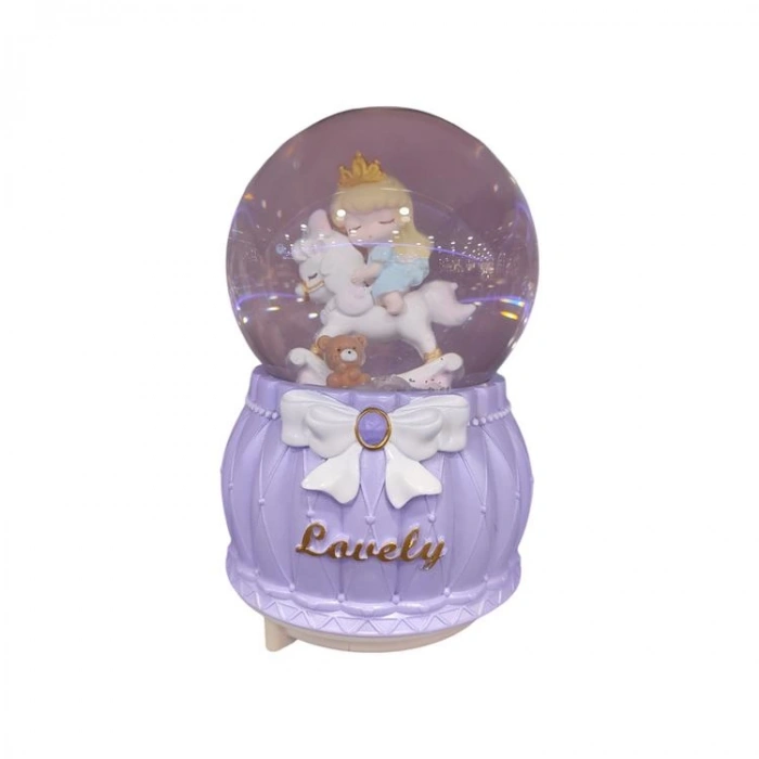 CEREN HDY0088 ORTA BOY (B) HEDİYELİK MÜZİKLİ IŞIKLI KAR ATAN KAR KÜRESİ (PİLLİ) LOVELY