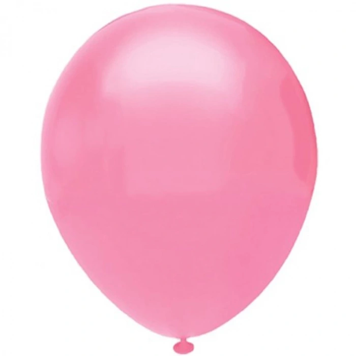 BALONEVİ 308945 BASKISIZ BALON PEMBE 100 LÜ