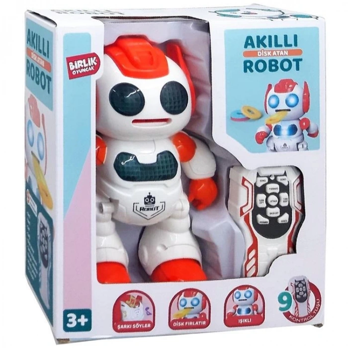 BİRLİK 606-30 KUTULU SESLİ IŞIKLI DİSK ATAN AKILLI ROBOT