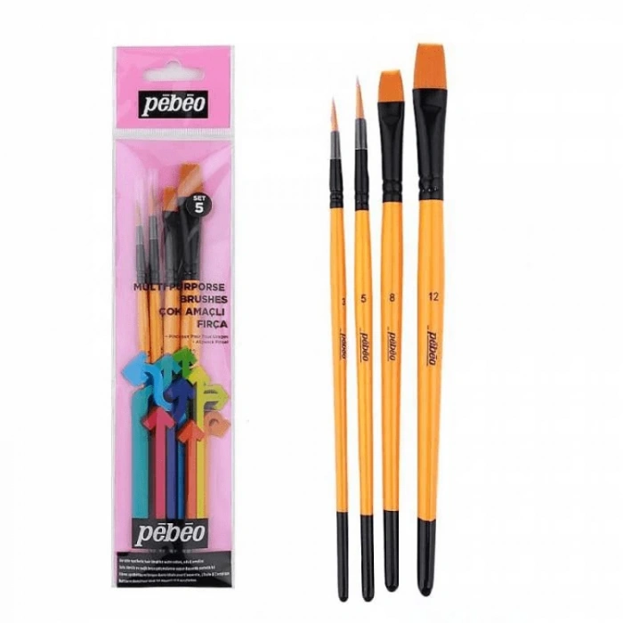 PEBEO SET-5  4LÜ ÇOK AMAÇLI FIRÇA SETİ