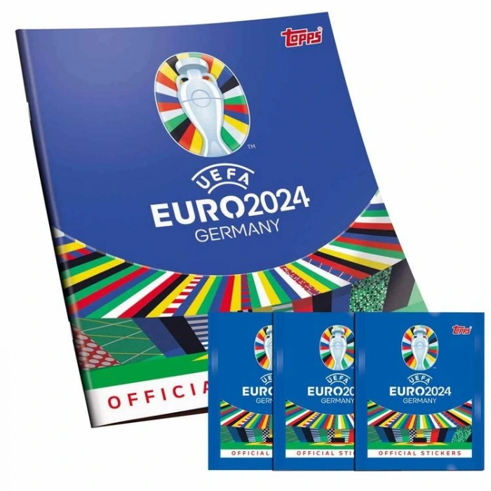 MYTHOS EURO 2024 ALMANYA  ÇIKARTMA ALBÜMÜ VE 3 PAKET STICKER