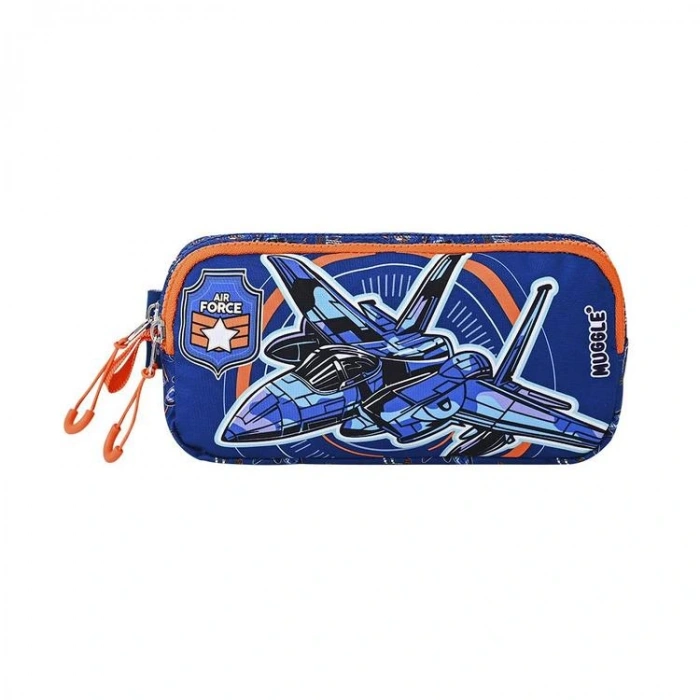 MUGGLE MU-5894 AIRFORCE 2 BÖLMELİ KALEM ÇANTASI