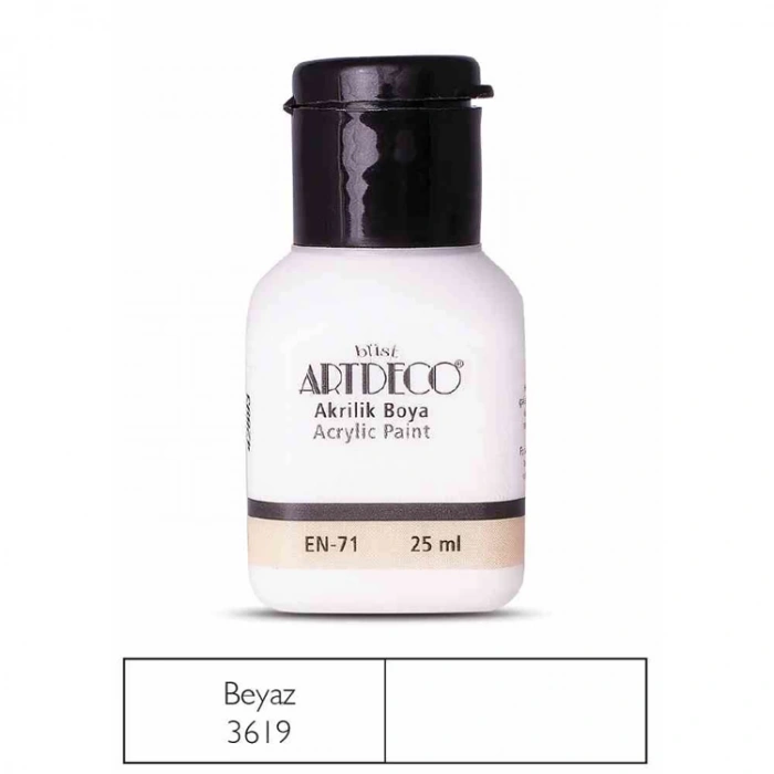 ARTDECO AKRİLİK BOYA 25 ML. BEYAZ Y-070A-3619