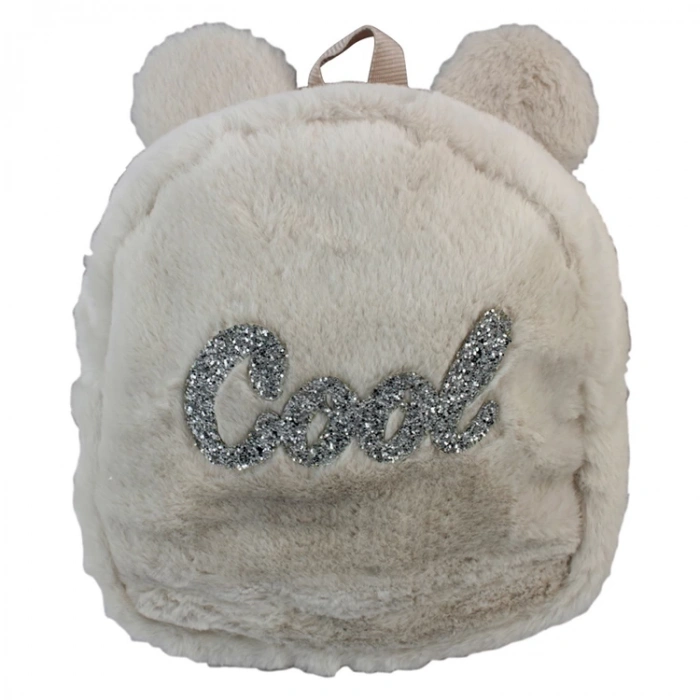 DOLPHIN PB-759-B KREM PELUŞ SIRT ÇANTASI