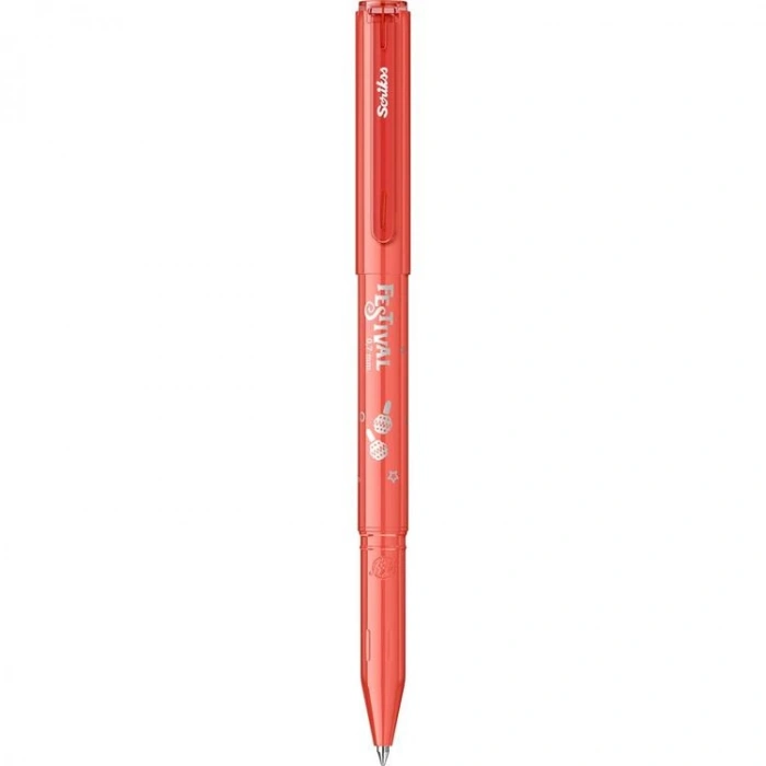 SCRIKSS FESTİVAL VİVİD GÖVDELİ JEL KALEM TÜKENMEZ KALEM 0.7 TURUNCU