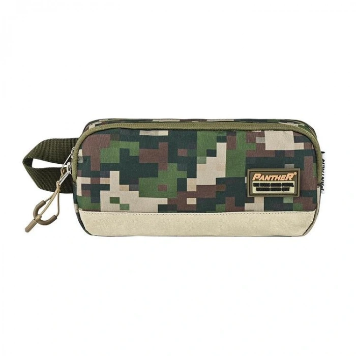 PANTHER PT-5230 DIJITAL CAMOUFLAGE 2 BÖLMELİ KALEM ÇANTASI