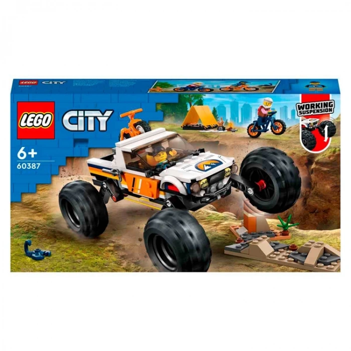 LEGO CITY 60387 4X4 ARAZİ ARACI MACERALARI
