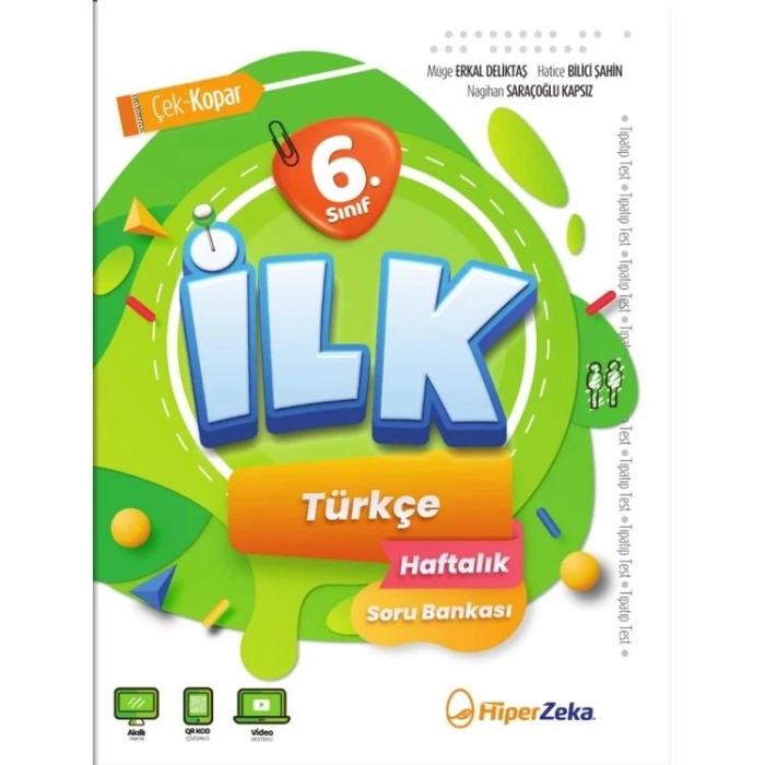 HİPER ZEKA 6. SINIF İLK TÜRKÇE HAFTALIK SORU BANKASI - 2024