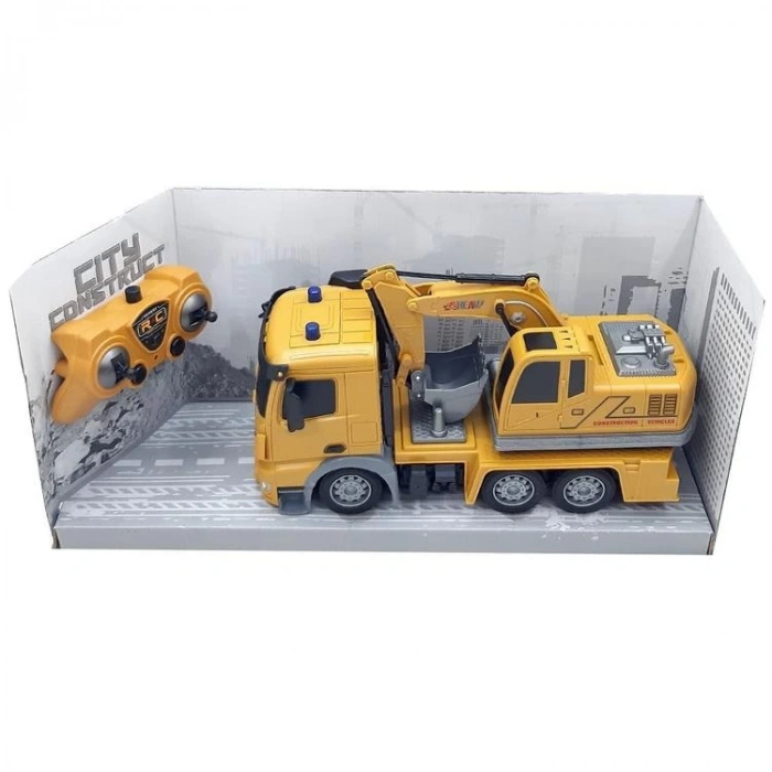 CAN-EM SH091-354B CİTY CONSTRUCT UZAKTAN KUMANDALI ŞARJLI IŞIKLI SESLİ KEPÇE