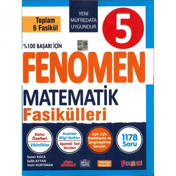 FENOMEN 5. SINIF MATEMATİK FASİKÜL SETİ 6 FASİKÜL