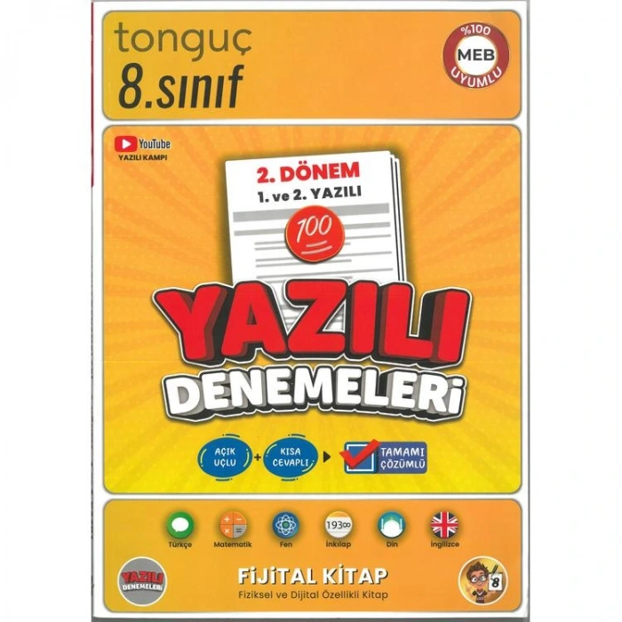 TONGUÇ 8. SINIF 2.DÖNEM YAZILI DENEMELERİ 1. VE 2. YAZILI