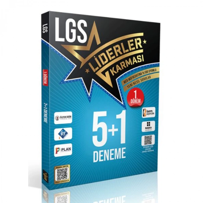 LİDERLER KARMASI 2023 LGS 1.DÖNEM 5+1 DENEME SETİ