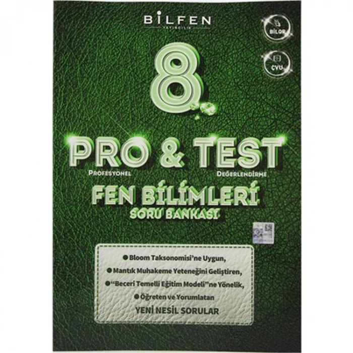 BİLFEN BİLTEST 8. SINIF FEN BİLİMLERİ PRO&TEST SORU BANKASI