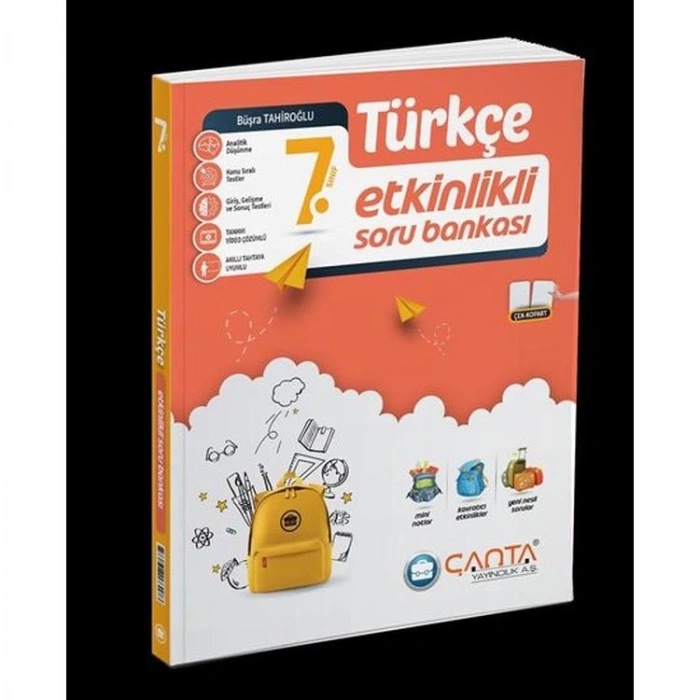 ÇANTA 7. SINIF  TÜRKÇE ETKİNLİKLİ SORU BANKASI