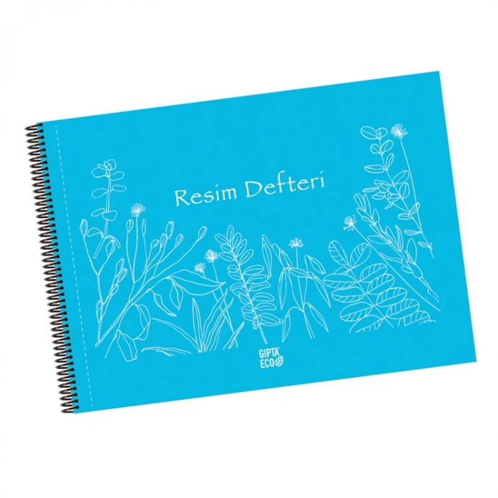 GIPTA ECO FRESCO 35X50 SPİRALLİ PP KAPAK 25 YP RESİM DEFTER