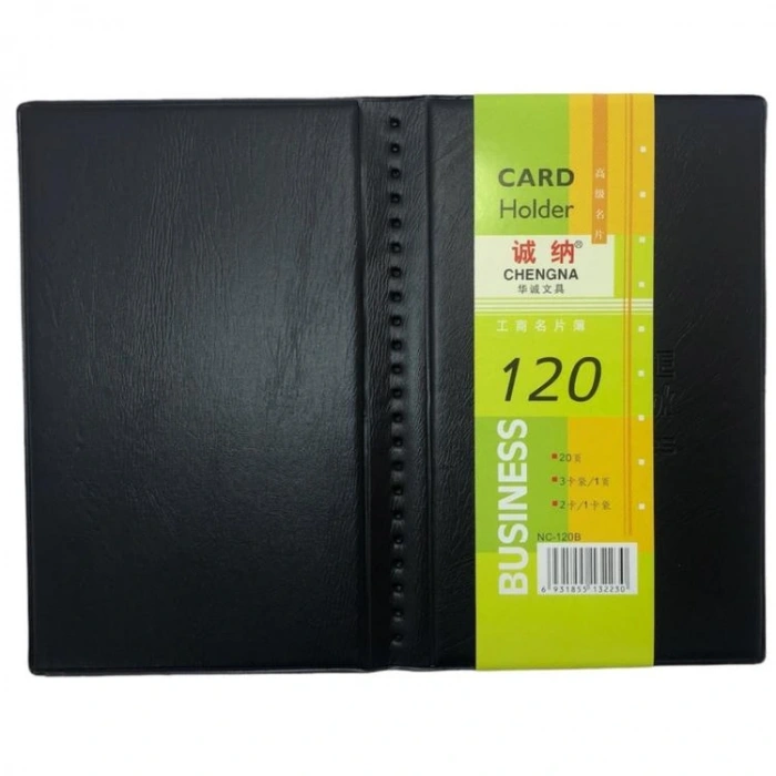 VTK NC-120B KARTVİZİT ALBÜMÜ SUNİ DERİ 120Lİ