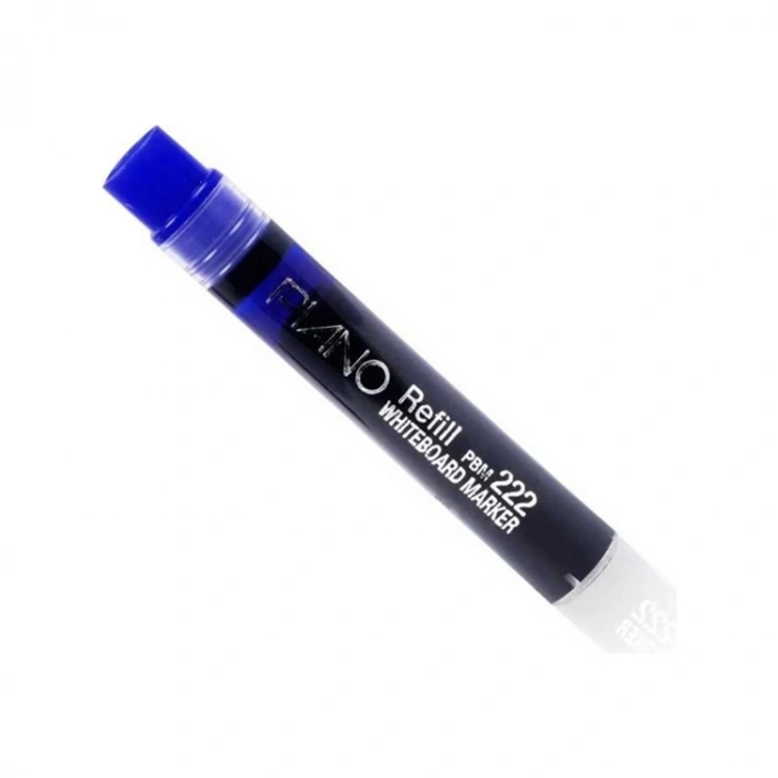 PIANO 222  BEYAZ TAHTA KALEM MARKER KARTUŞU MAVİ - TEKLİ