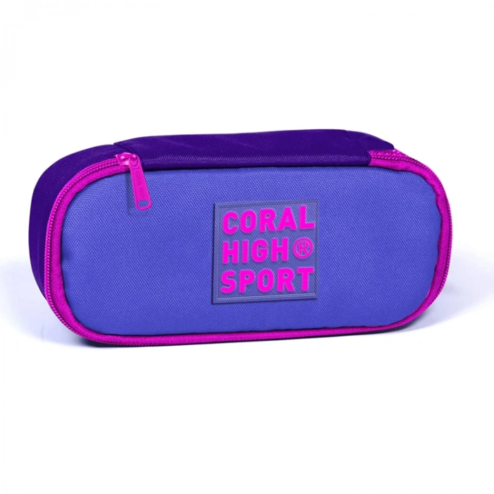 CORAL HIGH 22360 İÇ BÖLMELİ OVAL KALEM ÇANTASI LAVANTA-MOR