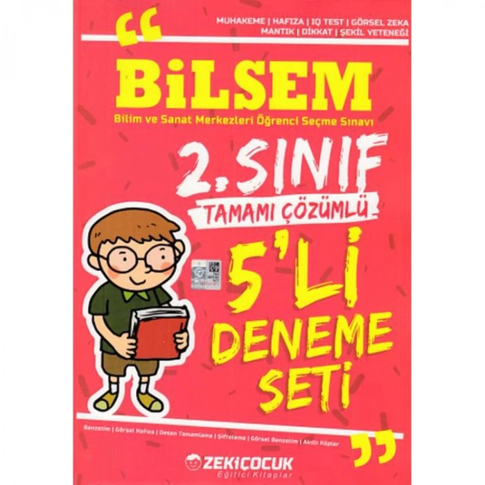 ZEKİ ÇOCUK BİLSEM 2. SINIF TAMAMI ÇÖZÜMLÜ 5Lİ DENEME SETİ