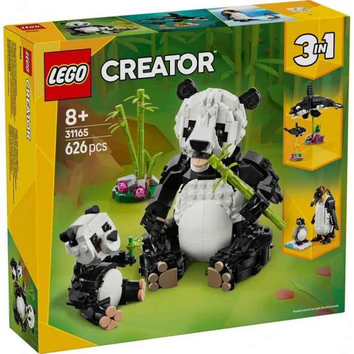 LEGO 31165  CREATOR PANDA FAMILY 3IN1 625 PARÇA 8+
