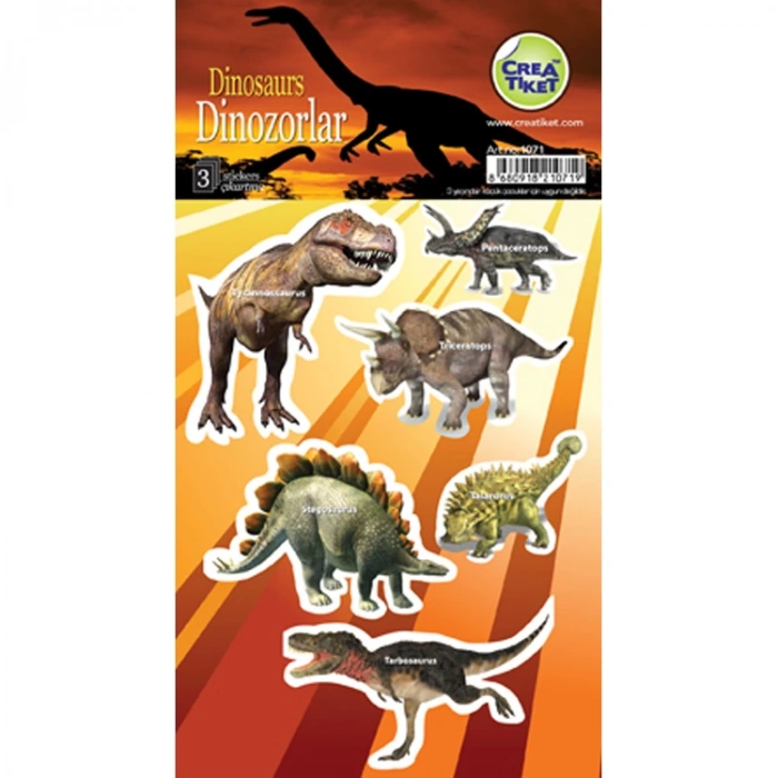 CREA ÇIKARTMA - DİNOZORLAR 1071
