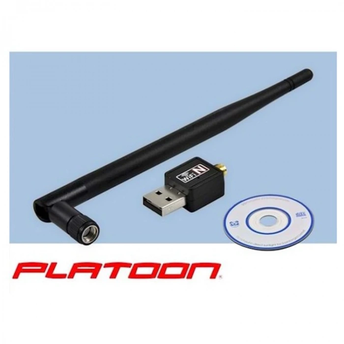 PLATOON PI-9339  ANTENLİ WIRELESS ADAPTÖR