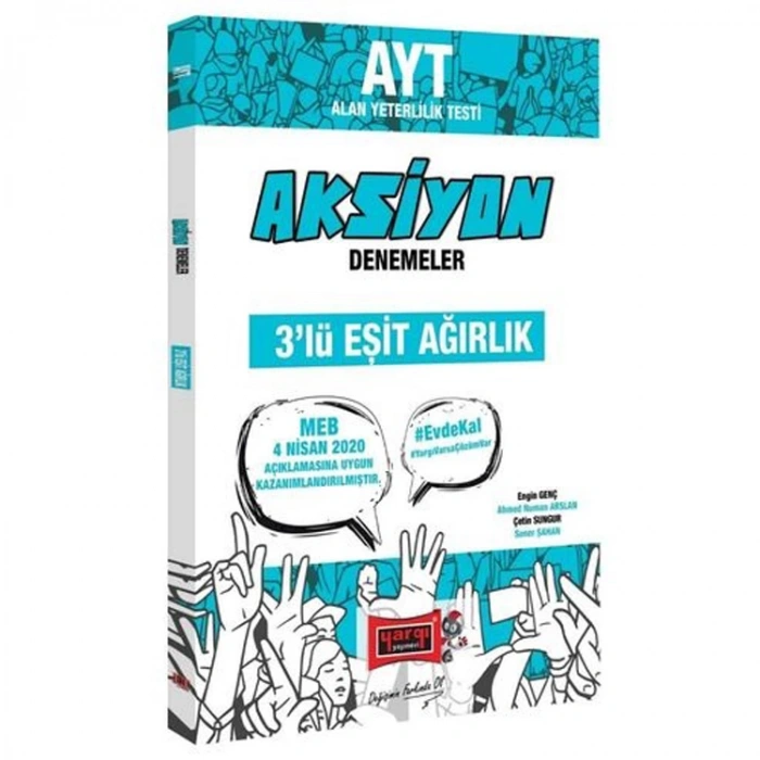YARGI AYT EŞİT AĞIRLIK AKSİYON 3LÜ DENEMELER