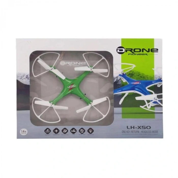 DRONE POINEER LH-X50 IŞIKLI DRONE KUTULU 14+